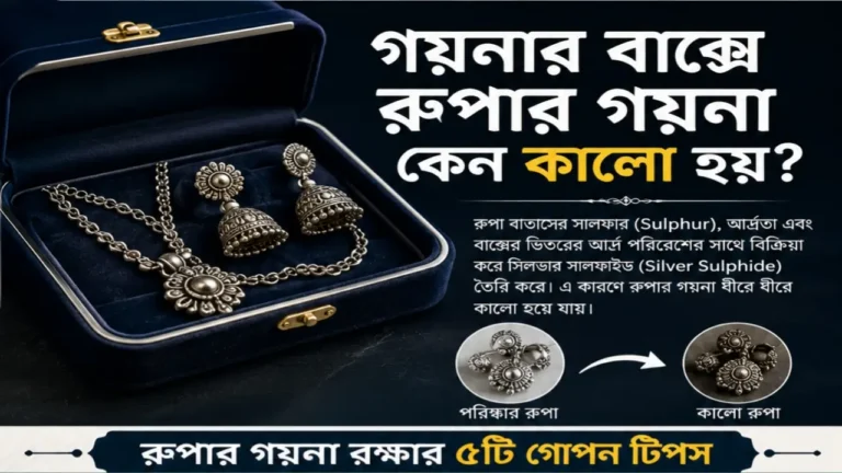 গয়নার বাক্সে রুপার গয়না কেন কালো হয়? রক্ষার ৫টি গোপন টিপস